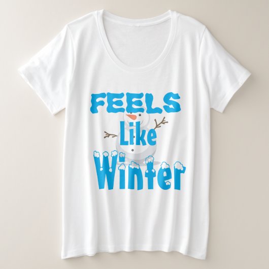 レディースプラスサイズTシャツ プラスサイズTシャツ (デザイン正面)