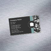 レディースプロフェッショナル不動産仲介業者テーマ マグネット名刺 (インサイチュ)