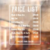 レディースヘアサロン ウィンドウサイン (シート2)