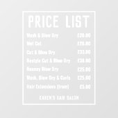 レディースヘアサロン ウィンドウサイン (シート)