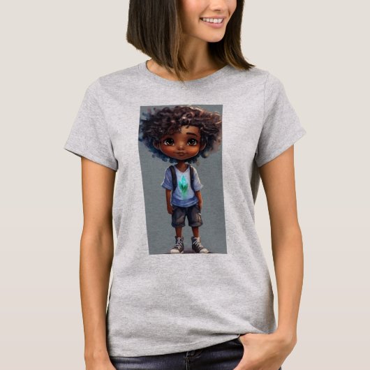 レディースベーシックTシャツ | 快適スタイリッシュで Tシャツ (正面)