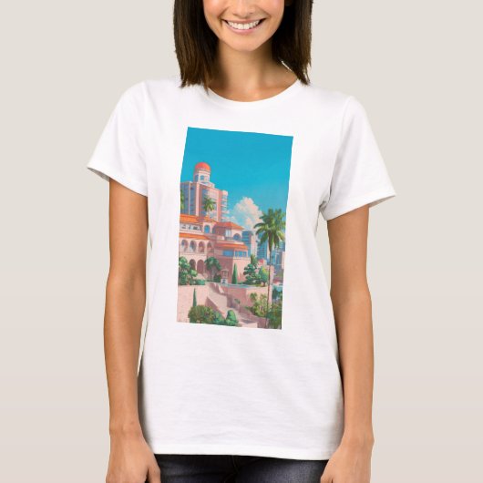 レディースベーシックTシャツ Tシャツ (正面)