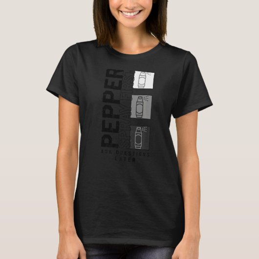 レディースペッパー最初の頼質問後Tee R Tシャツ (正面)