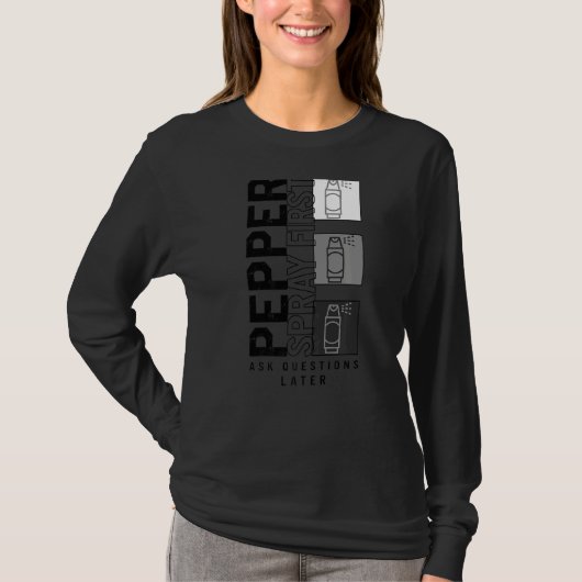 レディースペッパー最初の頼質問後Tee R Tシャツ (正面)