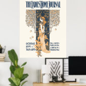 レディースホームジャーナル1895年10月 ポスター (ホームオフィス)