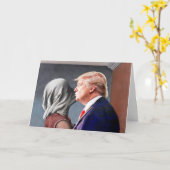 レディースマングリーティングカード カード (黄色い花)