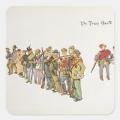 レディースミスのリーガーからの町の警備 スクエアシール (正面)