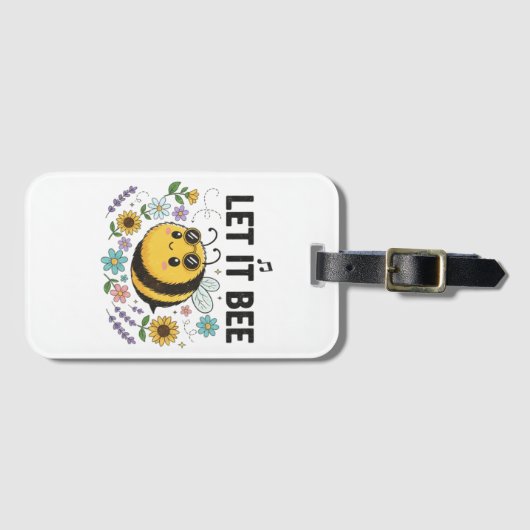 レディースラゲッジバッグ Let It Bee ラゲッジタグ (正面横)