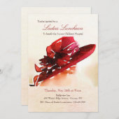 レディースランチョンファンドレーザー招待状 招待状 (正面/裏面)