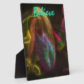 レディースリッパ信じの言葉 フォトプラーク (側面)