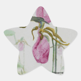 レディースリッパ 星シール