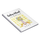 レディースリトリートデザインフラワーズオンザテーブル ノートブック (右側)