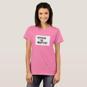 レディースリニューアルレスリング – リンガーシャツ Tシャツ (正面フル)