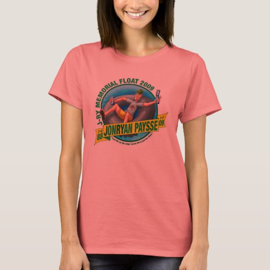 レディースリンガーT (白黒) Tシャツ (正面)