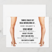 レディースレッグス タグ・ナイト ご招待状 招待状 (正面/裏面)