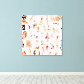 レディースレディース！ キャンバスプリント (インサイチュ (ウッドフロア))