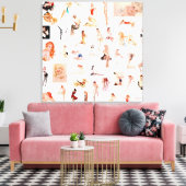 レディースレディース！ キャンバスプリント (インサイチュ (リビング))