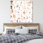 レディースレディース！ キャンバスプリント (インサイチュ (寝室))