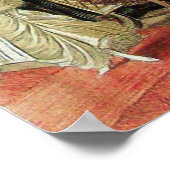 レディース付きヴィンエレガントテージクラシックカー ポスター (角)