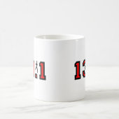 レディース半分のマラソン コーヒーマグカップ (中央)
