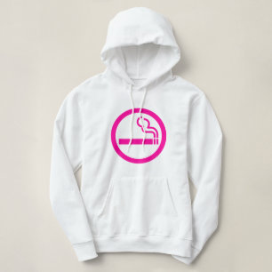 レディース喫煙領域喫煙女性日本の標識 パーカ