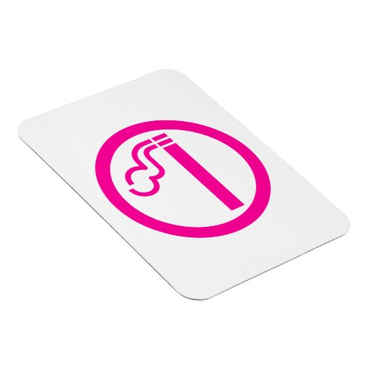 レディース喫煙領域喫煙女性日本の標識 マグネット (右側)