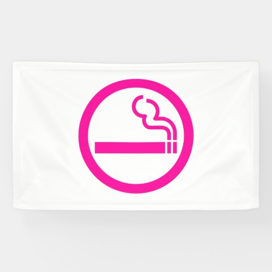 レディース喫煙領域喫煙女性日本の標識 横断幕 (横)