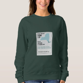 レディース境界NYSのワイシャツ スウェットシャツ