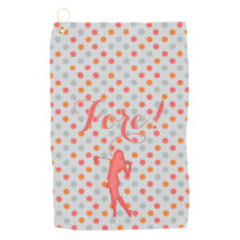 レディース用ゴルフ水玉模様