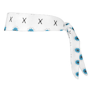 レディース用ヒョウ柄ヘッドバンド   最新スタイル タイヘッドバンド