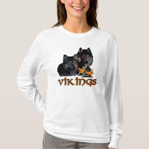 レディース精神的なバイキングのワイシャツ Tシャツ
