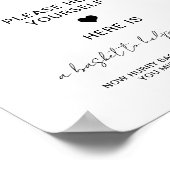 レディース結婚バスルームのバスケットミニマルモダンリスト ポスター (角)