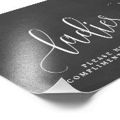 レディース結婚バスルームの看板サイズを選択 フォトプリント            (角)