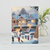 レディース絵を描クリスマス魔法サンフランシスコ 招待状 (スタンド正面)