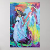 レディース絵を描ズ ポスター (正面)