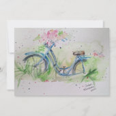 レディース自転車春場 招待状 (正面)