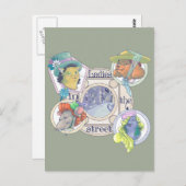 レディース通りはがき ポストカード (正面/裏面)