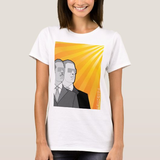 レディース鉛のマスクの場合のワイシャツ Tシャツ (正面)