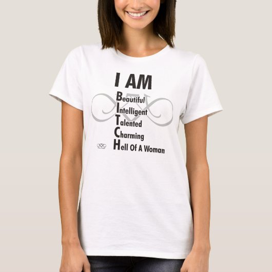 レディース長袖フィットT型 Tシャツ (正面)