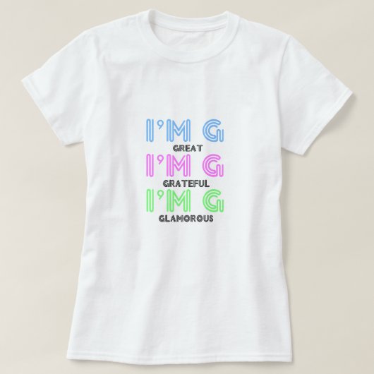 レディース3Gリンガーシャツ Tシャツ (デザイン正面)
