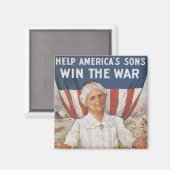 レディース!アメリカ救済の息子 マグネット (正面/裏面)