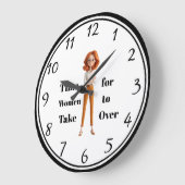 レディース ウォールクロック (傾斜)