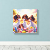 レディース・オブ・春 キャンバスプリント (インサイチュ (ウッドフロア))