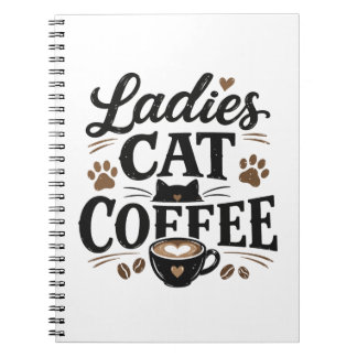 レディース キャットコーヒー ノートブック – かわいい猫好きジャーナル