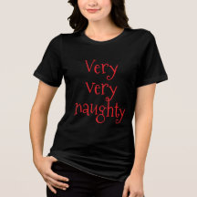 レディース クリスマスTシャツ ナウティ&ナイス