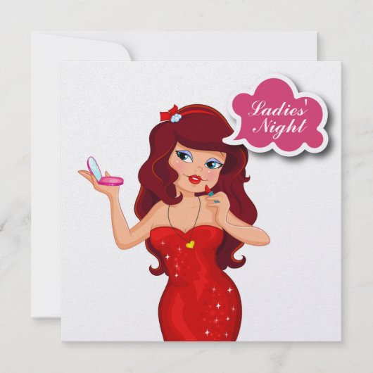 レディース・ナイト・アウト - SRF 招待状 (正面)