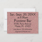 レディース ナイト インビテーション デザイン (裏面)