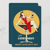 レディース・ナイト 招待状 (正面/裏面)