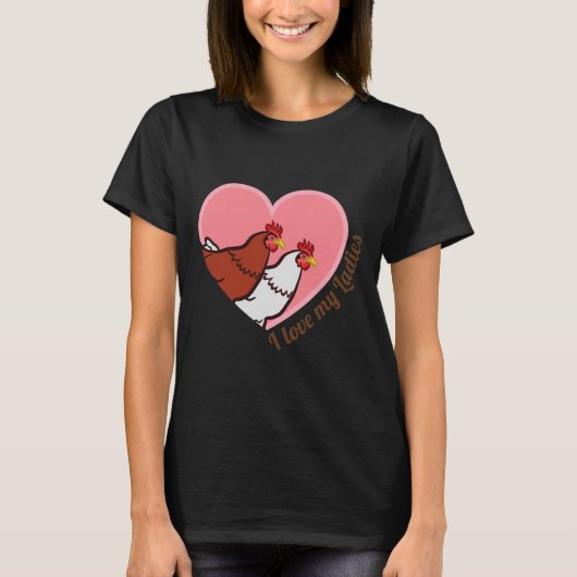レディース ニワトリ ファーマーズ ファーム チキン 女性向け Tシャツ (正面)