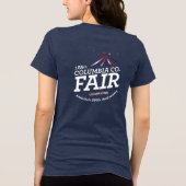 レディース ネイビー ブレンド Tシャツ 250 (裏面)